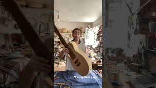 9 string bass guitar brikenguitars brikeninstruments bassguitar [upl. by Enived731]