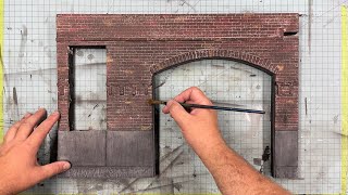 Painting a Hyper Realistic Diorama Miniature BRICK WALL [upl. by Rivalee]