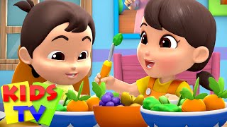 Vegetables Song  Healthy Eating Habits  Nursery Rhymes amp Baby Cartoon Songs  Kids Tv [upl. by Yorgen]