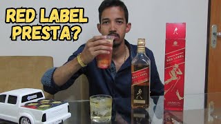 Degustando Whisky Red Label Será Que Vale a Pena [upl. by Neeruan]