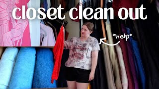 decluttering my room closet clean out [upl. by Hackett]