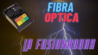 FUSIONADORA de FIBRA OPTICA COMO se usa [upl. by Araiet]