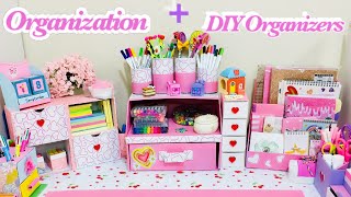 Stationery Organization  DIY Organizers  Back to School [upl. by Frear65]