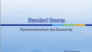 9 Standard Scores and Why We Need Them [upl. by Liane665]