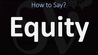 How to Pronounce Equity 2 WAYS British Vs USAmerican English Pronunciation [upl. by Sennahoj]