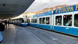 VBZ Zürich Tram  Bombardier Flexity Zürich 4002 im Betrieb [upl. by Aitan136]