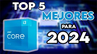 TOP 5 MEJORES PROCESADORES CALIDADPRECIO para 2024 [upl. by Aratahc]