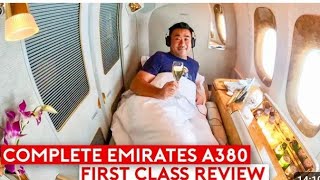 The Complete Emirates A380 First Class Review [upl. by Noonberg]