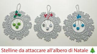 Stelline alluncinetto da attaccare all’albero di Natale [upl. by Rebma]