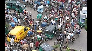 Daily life in India  Driving in traffic in Delhi  India [upl. by Yanrahs]