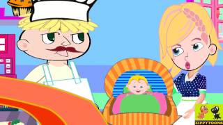 Pat A Cake  Nursery Rhymes  Animated Song With Lyrics  By ZippyToons TV [upl. by Kerrison]