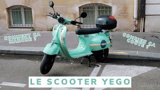 LESSAI  YEGO Scooters électriques 50cc en libreservice à Paris [upl. by Ben]