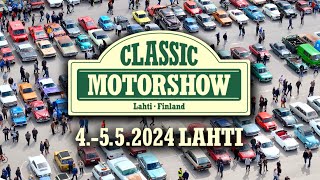 Classic motor show Lahti 4552024 melkein kaikki näyttelyn autot [upl. by Augusto539]