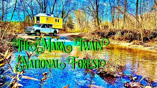 Exploring The Mark Twain National Forest in our Self Built Truck Camper selfbuiltcamper Missouri [upl. by Lotti]