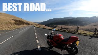 A44  Is this the best motorcycling road in Wales [upl. by Higbee]