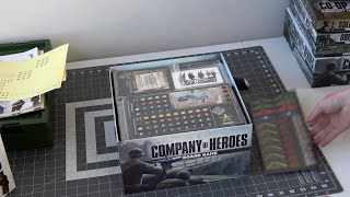 Unboxing Company of Heroes Board Game part 1 [upl. by Aicetal3]