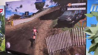 NEW MXGP 24 game  early gameplay [upl. by Nonnahsal]