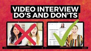 Video Interview TIPS  How to Stand Out in Video Interview for Jobs [upl. by Britni827]