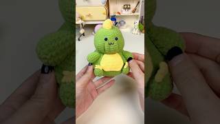 How to Get a Green Dragon Crochet 🐉✨ Sew Facial Expressions with Me  Easy to Crochet🧶 [upl. by Notsirk]