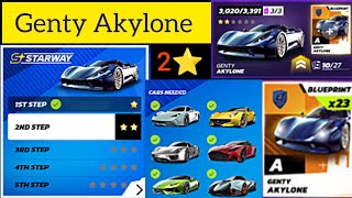 Asphalt Unite  Star up Genty Akylone to 2⭐ in starway event 🥳 [upl. by Ylesara485]