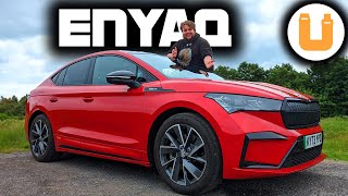 New 2024 Skoda Enyaq 85x Review  Better Than An IONIQ 5 [upl. by Alveta]