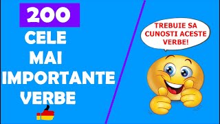 🇩🇪200 cele mai IMPORTANTE VERBE din limba germană🙀 Trebuie să le cunoști neapărat [upl. by Irvin85]