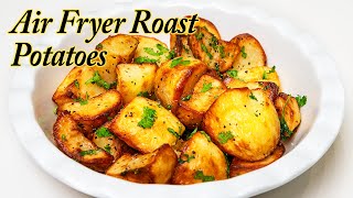 Air Fryer Roast Potatoes in only 20 minutes and NO PARBOILING [upl. by Norehs]