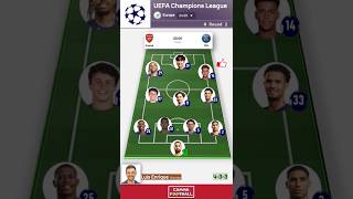 ARSENAL vs PSG  LINE UP amp Starting PSG XI en Live 🔴⚪  UEFA Champions League 2425  Round 2 [upl. by Barbi]