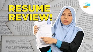 Cara Buat Resume Mohon Kerja Yang Betul Resume Review 💯 [upl. by Merwin638]