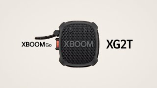 Audio LG LG XBOOM Go XG2T listo para cualquier aventura  LG [upl. by Falkner675]