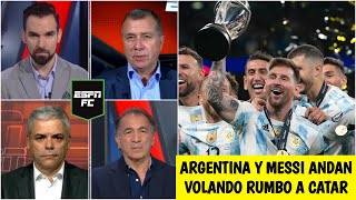 ANÁLISIS Argentina con Messi Di María y Lautaro GOLEÓ a Italia y va con todo a Catar  ESPN FC [upl. by Nylinnej]