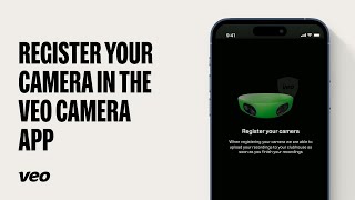 Register Your Camera In The Veo Camera App  How To Get Started With Veo  Veo 101 [upl. by Leunad]