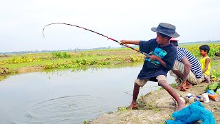 Hook Fishing  Traditional Hook Fishing  MR Fishing Life Part161 [upl. by Eidna]