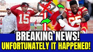 🛑URGENT NEWS UNFORTUNATELY IT HAPPENED FANS CRY FOR THIS LOSS KC CGIEFS NEWS TODAY [upl. by Llerrod]