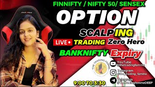 LIVE TRADING BANKNIFTY EXPIRY  27 NOV  thetradingfemme nifty50 banknifty livetrading [upl. by Aretta433]