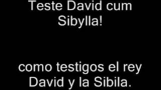 El día de la iraDies Irae subtitulos en español [upl. by Notrem]