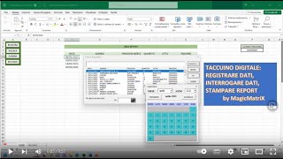 Taccuino digitale con Excel [upl. by Eugeniusz]