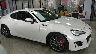 2017 CRYSTAL PEARL WHITE SUBARU BRZ LIMITED MANUAL [upl. by Cline304]