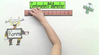 Umrechnen von Längen mit Kommatrick  Mathematik  Zahlen Rechnen und Größen [upl. by Apurk]