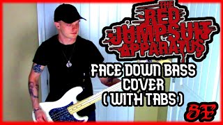 The Red Jumpsuit Apparatus  Face Down BASS COVER With Tabs [upl. by Jannel]