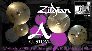 Zildjian A Custom Gospel Set 14″ Mastersound Hi Hat 17″ Fast Crash 18″ EFX 21″ 20th Anniversary Ride [upl. by Fronia301]