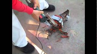 Removing copper from a washing machine motor [upl. by Fabrice]