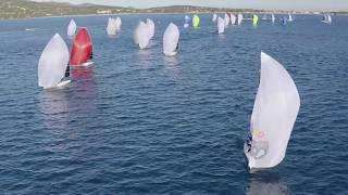 Day 1  2019 Melges 24 World Championship  Villasimius Sardinia Italy [upl. by Ahsino]