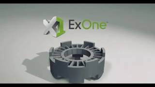 ExOne Metal Binder Jet 3D Printing Process [upl. by Critchfield]