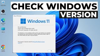 How to Check Windows Version in Computer  Check what Windows You Have [upl. by Annmarie251]