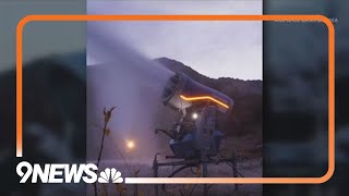 Colorado ski areas fire up snow guns as snowmaking begins [upl. by Tulley324]