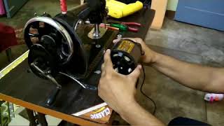 How to fit motor in the sewing machine [upl. by Alby]