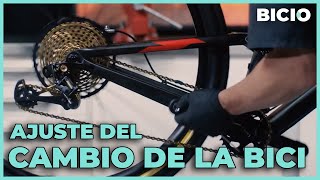 AJUSTAR el CAMBIO de la bicicleta [upl. by Hullda97]