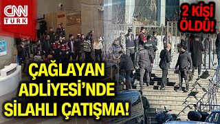 SON DAKİKA 🚨 Çağlayan Adliyesinde Silahlı Çatışma 2 Kişi Öldü Haber [upl. by Ynohtnaeoj884]