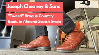 Review of the Joseph Cheaney quotTweedquot Brogue Country Boots [upl. by Horwitz]